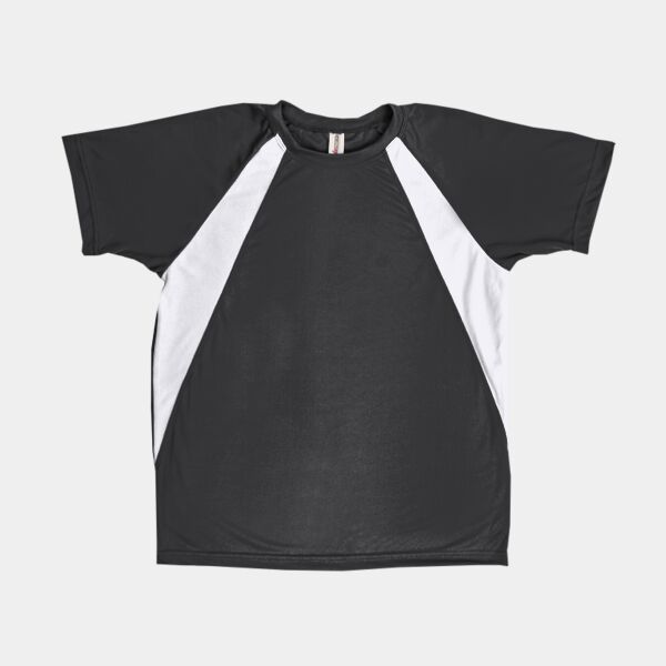 AJ824 Men's Raglan Colorblock Tee Thumbnail